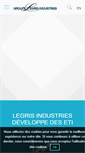 Mobile Screenshot of legris-industries.com