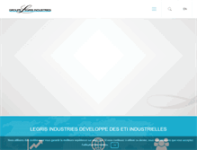 Tablet Screenshot of legris-industries.com